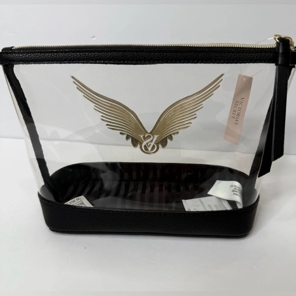 (2) Victoria's Secret travel make up bags - NWT 🖤💛